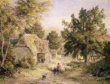 A Farmyard near Princes Risborough by Samuel Palmer