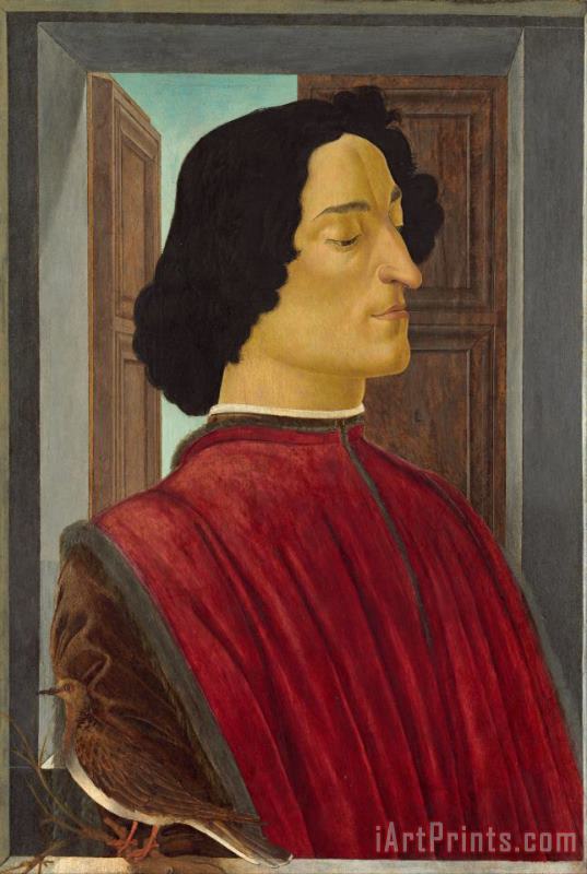 Sandro Botticelli Giuliano De Medici Art Painting