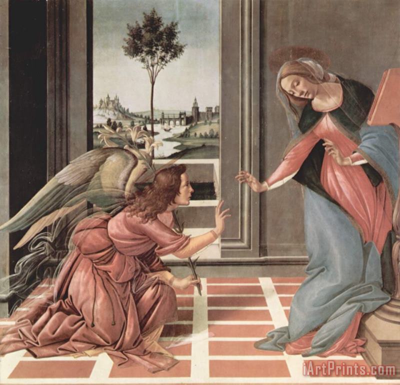 Sandron Botticelli Annunciation Art Print