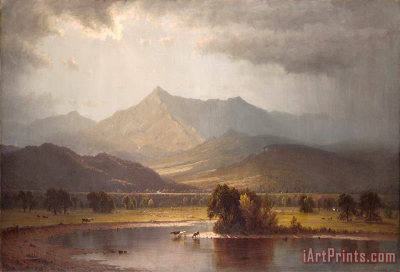 A Passing Storm in The Adirondacks painting - Sanford Robinson Gifford A Passing Storm in The Adirondacks Art Print