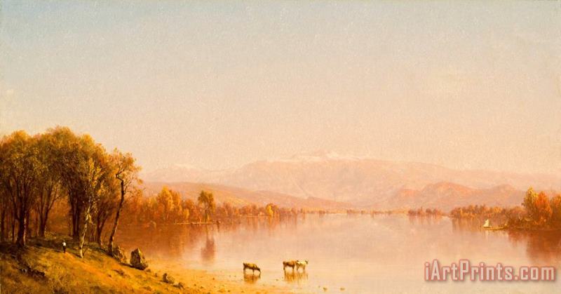 Indian Summer in The White Mountains painting - Sanford Robinson Gifford Indian Summer in The White Mountains Art Print