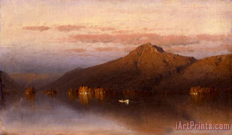 Sanford Robinson Gifford Whiteface Mountain From Lake Placid Art Painting