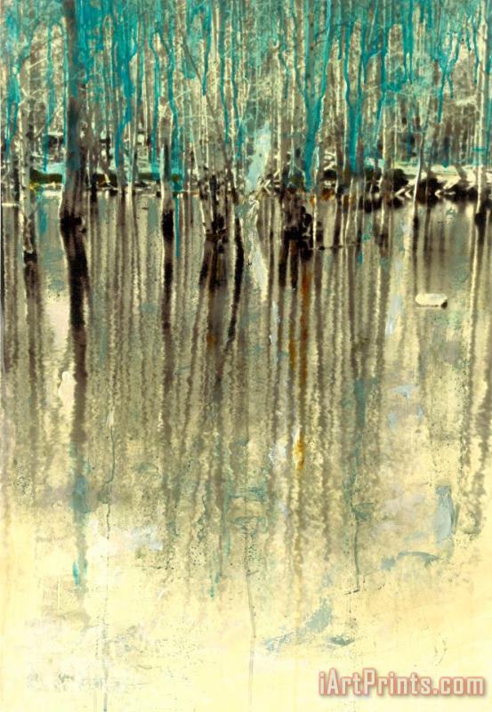 Sara Abbott Water Trees I Art Print