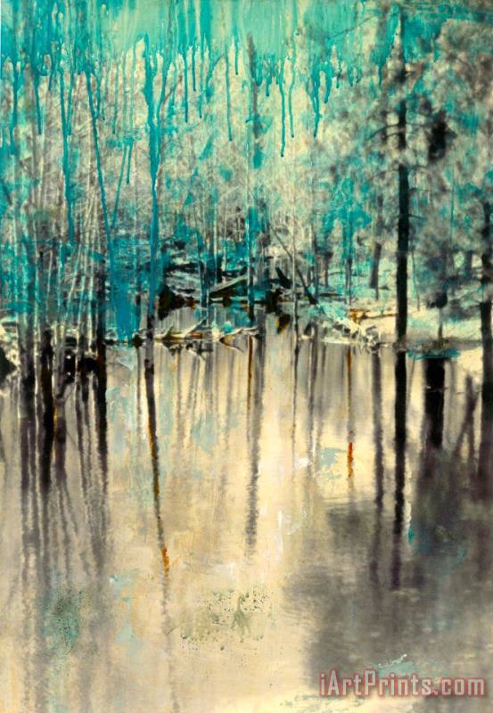 Sara Abbott Water Trees III Art Print