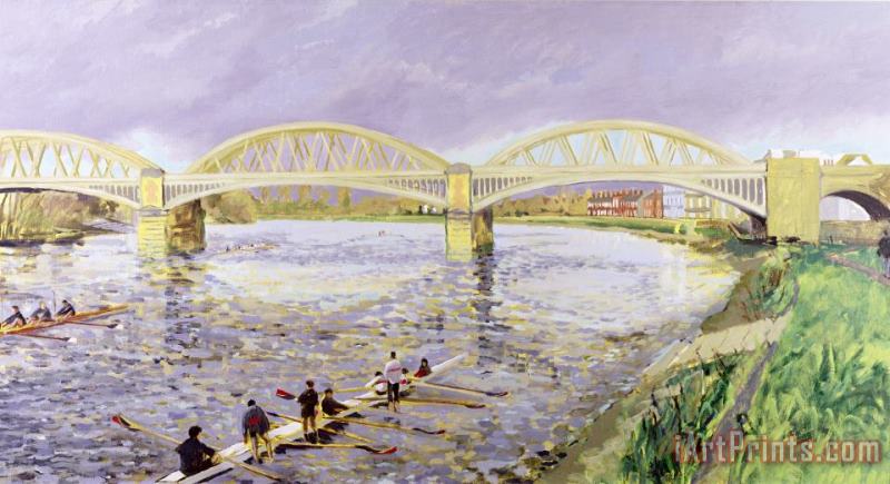 River Thames At Barnes painting - Sarah Butterfield River Thames At Barnes Art Print