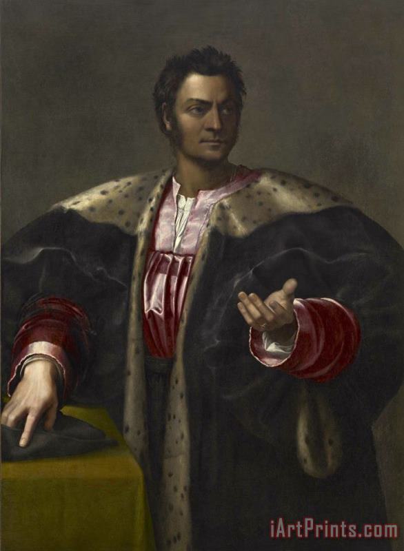 Anton Francesco Degli Abizzi painting - Sebastiano del Piombo Anton Francesco Degli Abizzi Art Print