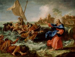 Sebastiano Ricci Christ at the Sea of Galilee painting
