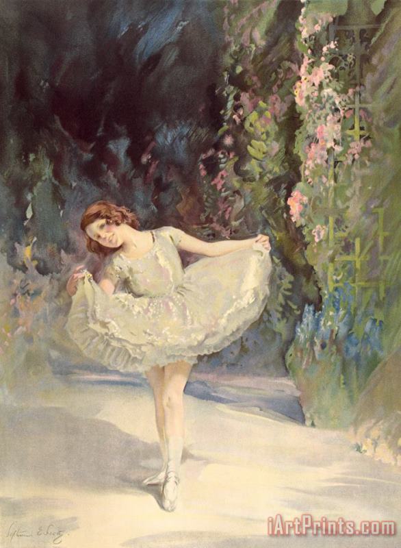 Ballet painting - Septimus Edwin Scott Ballet Art Print