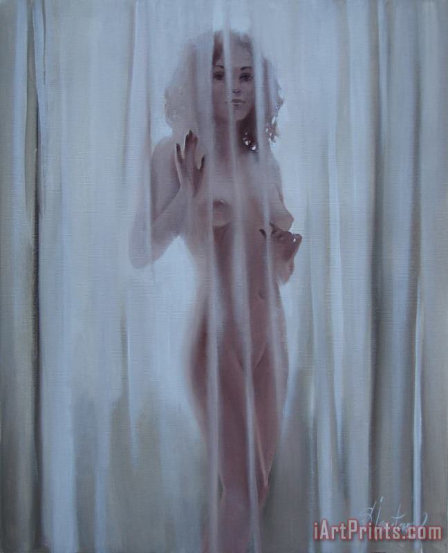 Bride painting - Sergey Ignatenko Bride Art Print
