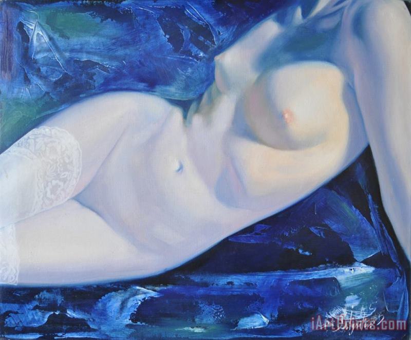 Sergey Ignatenko The blue ice Art Print