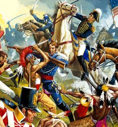 Severino Baraldi Native American Indians vs American Soldiers