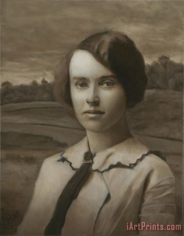 Shaun Downey Portrait of a Woman Art Painting