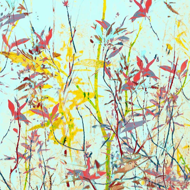 Sia Aryai Radiant Foliage II Art Painting