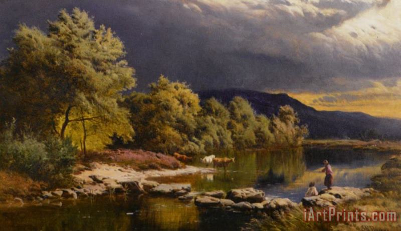 Sidney Richard Percy On The Llugwy North Wales Art Painting