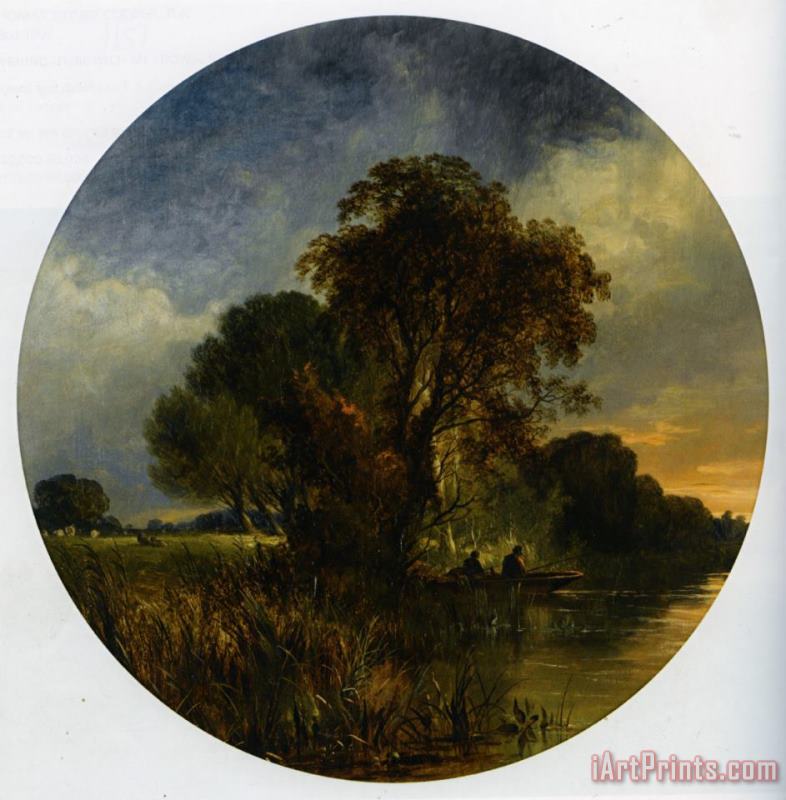 River Landscape Pair Part 1 painting - Sidney Richard Percy River Landscape Pair Part 1 Art Print