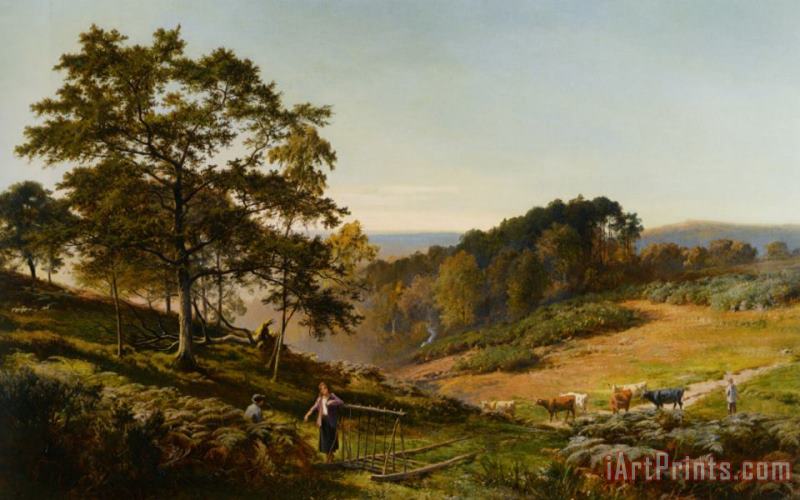 Sidney Richard Percy The Bonnie Moor with Bracken Clad Art Painting