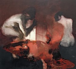 Simon Edmondson Ni La Palabra Ni El Silencio painting