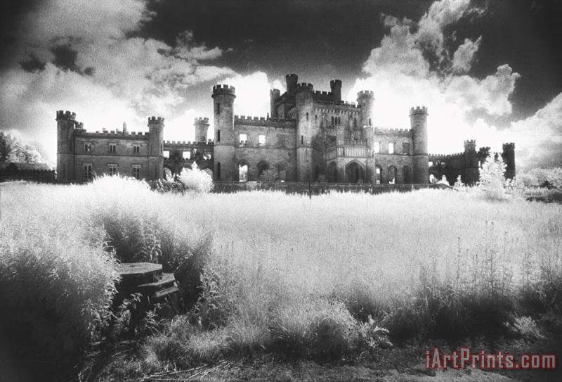 Lowther Castle painting - Simon Marsden Lowther Castle Art Print