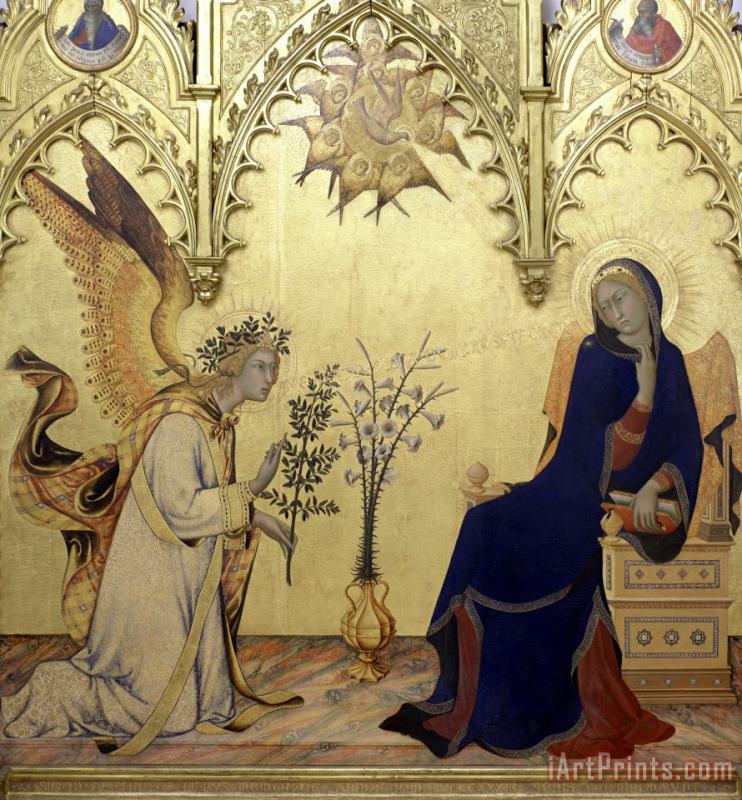 Simone Martini The Annunciation Art Painting