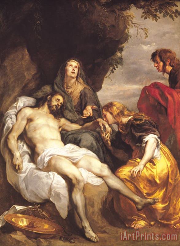 Sir Anthony van Dyck Pieta Art Painting