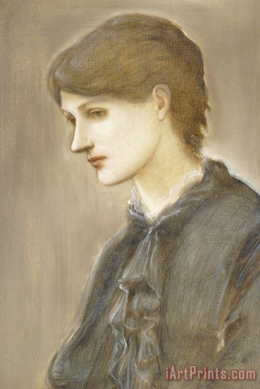 Sir Edward Coley Burne-Jones Portrait Of Mrs William J Stillman Nee Marie Spartali Art Painting