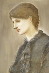 Sir Edward Coley Burne-Jones Portrait Of Mrs William J Stillman Nee Marie Spartali painting