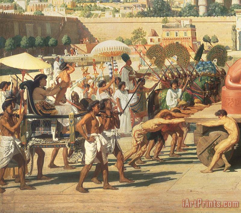Israel in Egypt painting - Sir Edward John Poynter Israel in Egypt Art Print