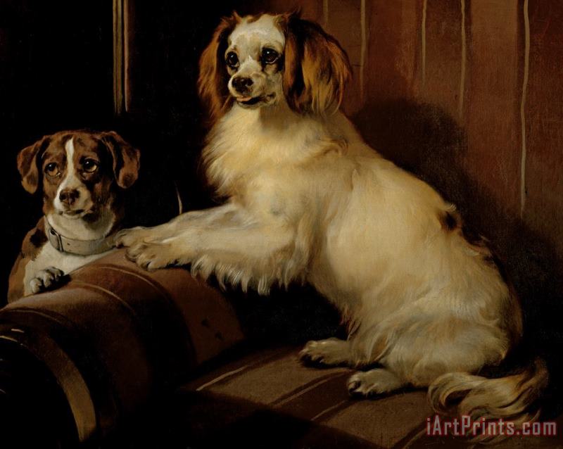 Bony And Var painting - Sir Edwin Landseer Bony And Var Art Print