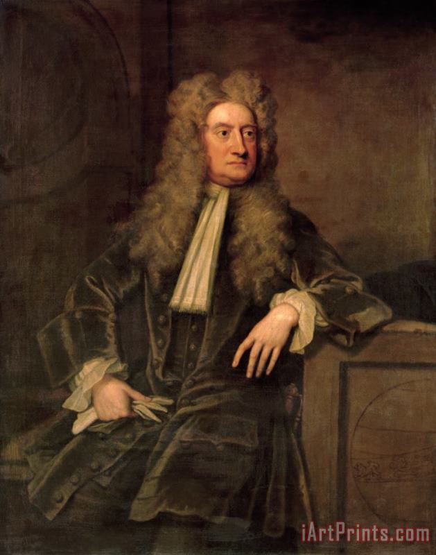 Sir Isaac Newton painting - Sir Godfrey Kneller Sir Isaac Newton Art Print