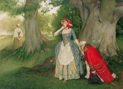 Sir James Dromgole Linton The Proposal painting