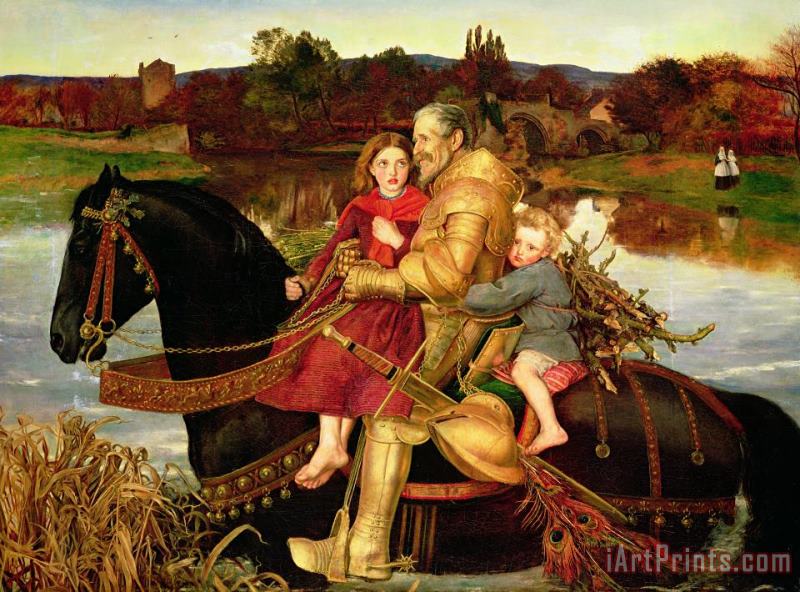 A Dream of the Past painting - Sir John Everett Millais A Dream of the Past Art Print