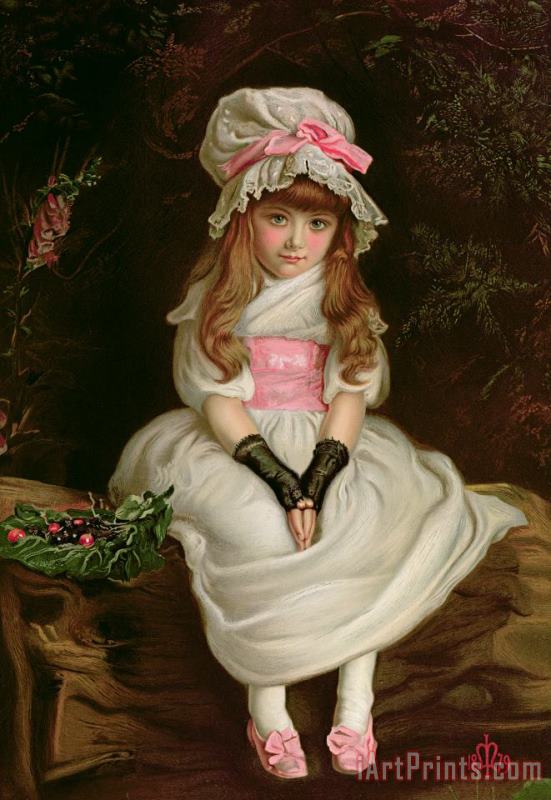 Cherry Ripe painting - Sir John Everett Millais Cherry Ripe Art Print