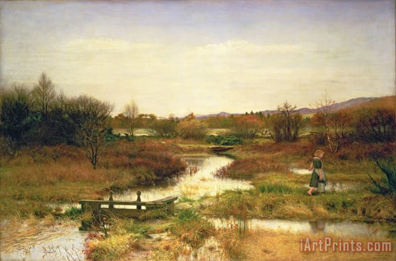 Sir John Everett Millais Lingering Autumn Art Painting