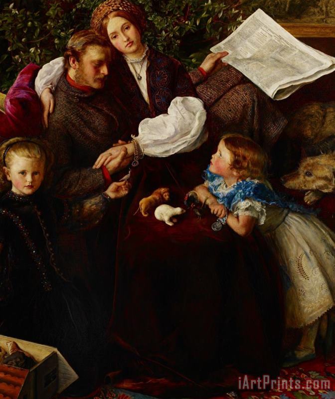 Sir John Everett Millais Peace Concluded Art Painting