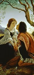 Sir Joseph Noel Paton Hesperus the Evening Star Sacred to Lovers painting