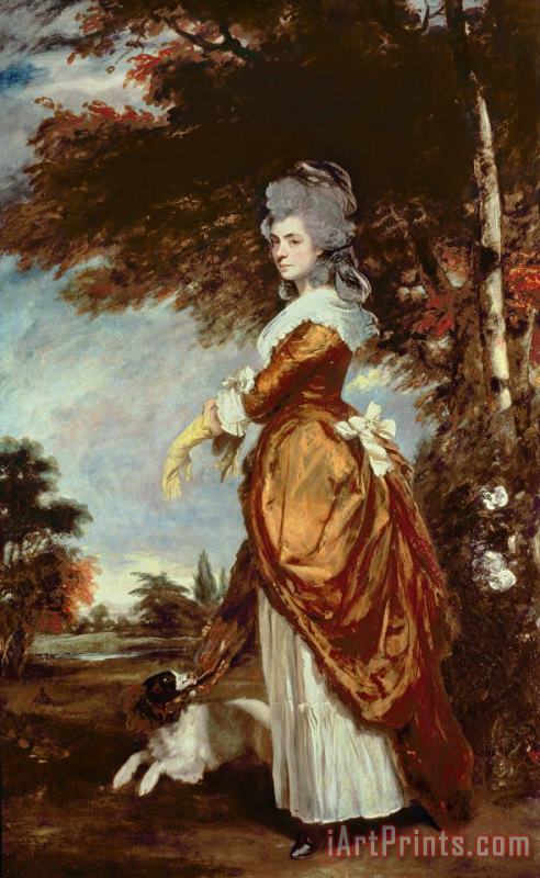 Sir Joshua Reynolds Mary Amelia First Marchioness of Salisbury Art Painting