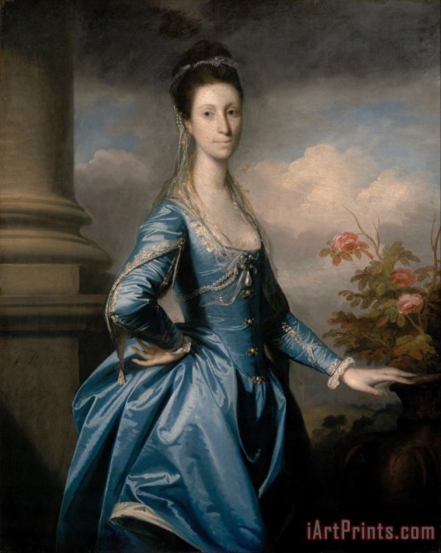 Miss Elizabeth Ingram painting - Sir Joshua Reynolds Miss Elizabeth Ingram Art Print