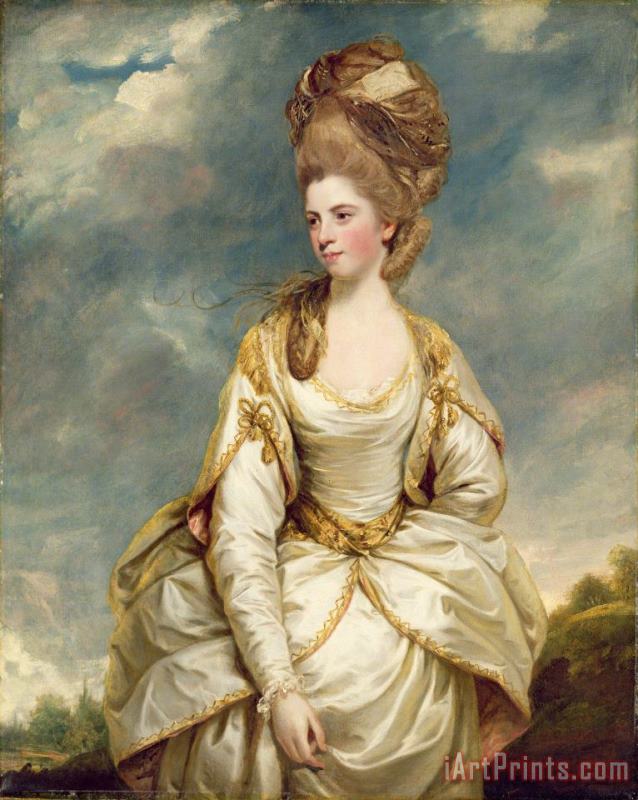 Miss Sarah Campbell painting - Sir Joshua Reynolds Miss Sarah Campbell Art Print
