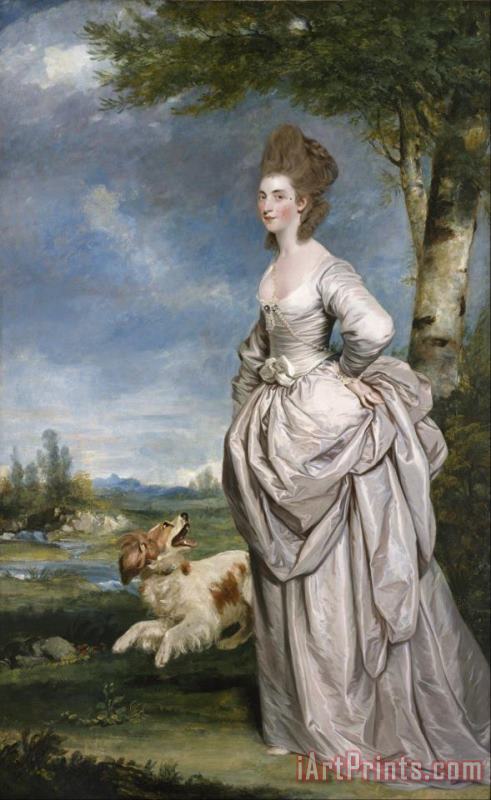 Mrs. Elisha Mathew painting - Sir Joshua Reynolds Mrs. Elisha Mathew Art Print