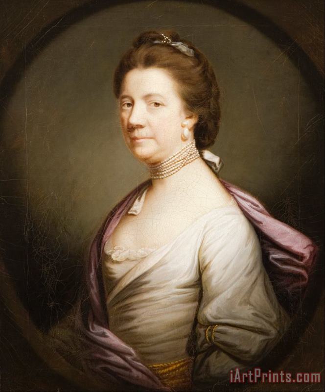 Sir Joshua Reynolds Portrait of a Lady in White Art Print
