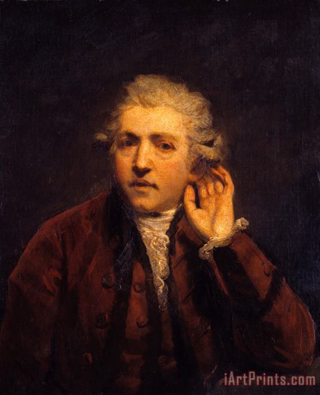 Sir Joshua Reynolds Self Portrait As a Deaf Man Art Print