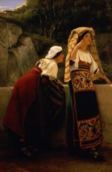 Sir Lawrence Alma-Tadema  Italian Women from Abruzzo painting