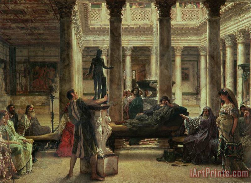 Roman Art Lover painting - Sir Lawrence Alma-Tadema Roman Art Lover Art Print