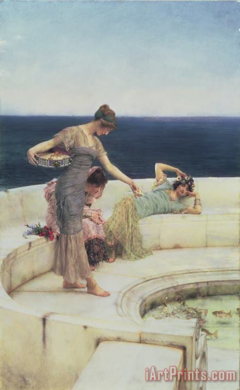 Silver Favourites painting - Sir Lawrence Alma-Tadema Silver Favourites Art Print