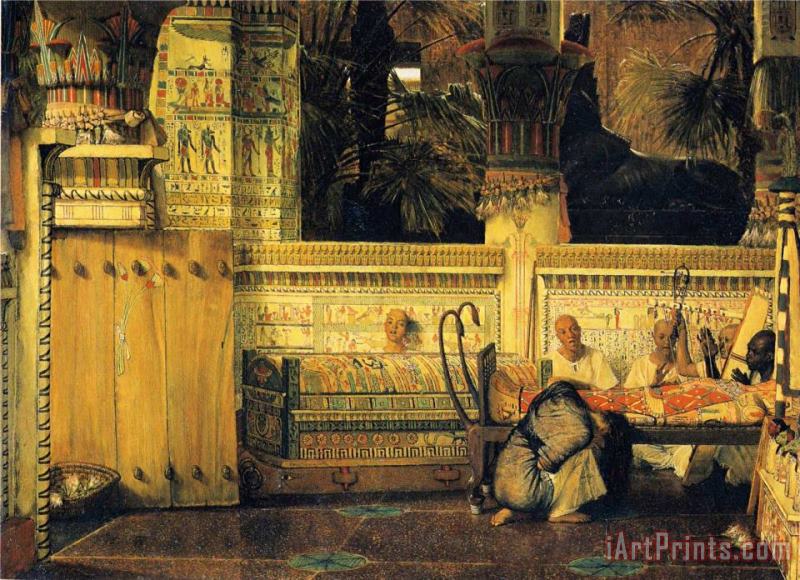 Sir Lawrence Alma-Tadema The Egyptian Widow Art Painting