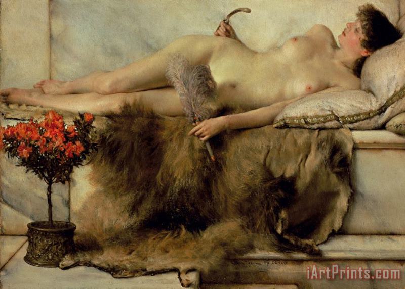 The Tepidarium painting - Sir Lawrence Alma-Tadema The Tepidarium Art Print
