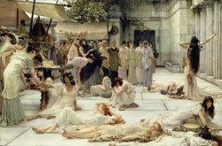 Sir Lawrence Alma-Tadema The Women of Amphissa painting