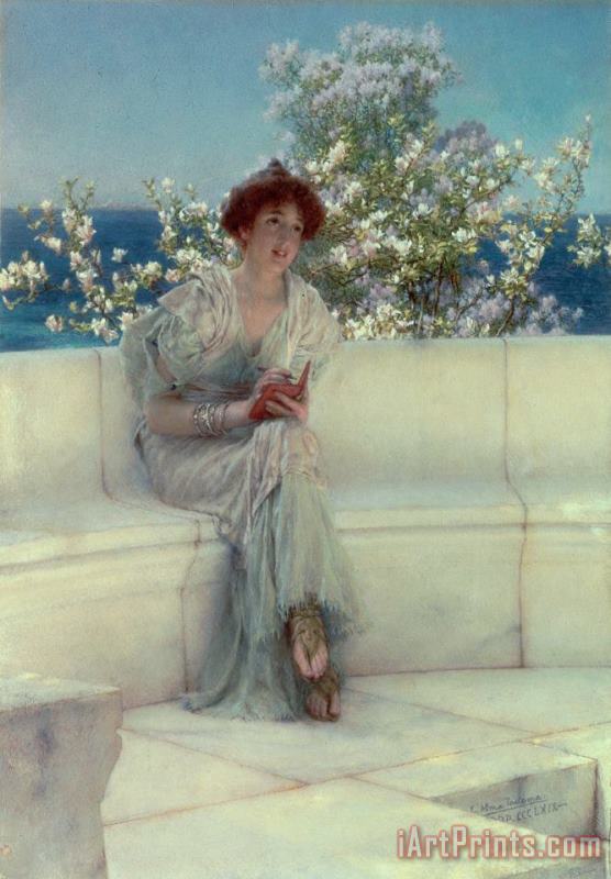 The Year's at the Spring - All's Right with the World painting - Sir Lawrence Alma-Tadema The Year's at the Spring - All's Right with the World Art Print