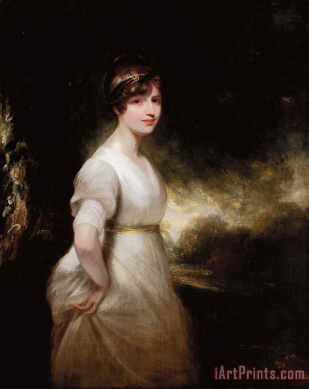 Portrait of The Hon. Elizabeth Charlotte Eden, Lady Godolphin painting - Sir William Beechey Portrait of The Hon. Elizabeth Charlotte Eden, Lady Godolphin Art Print