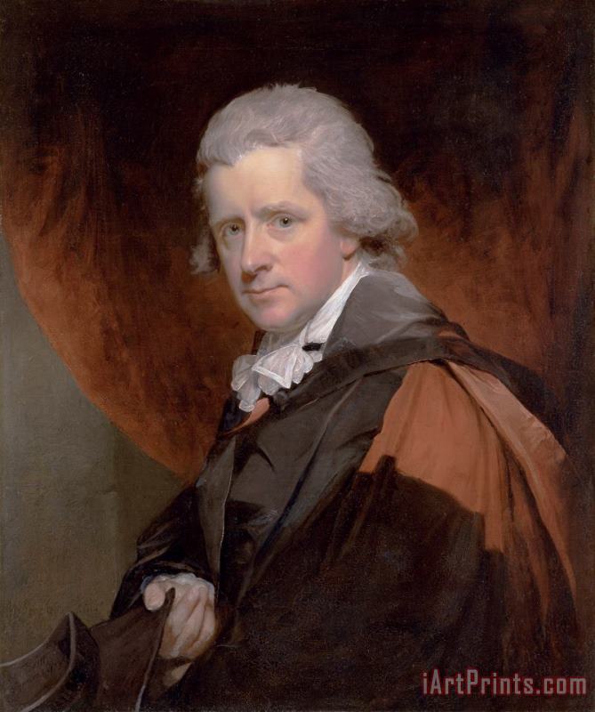 Reverend Dr. Charles Symmons, 1794 painting - Sir William Beechey Reverend Dr. Charles Symmons, 1794 Art Print